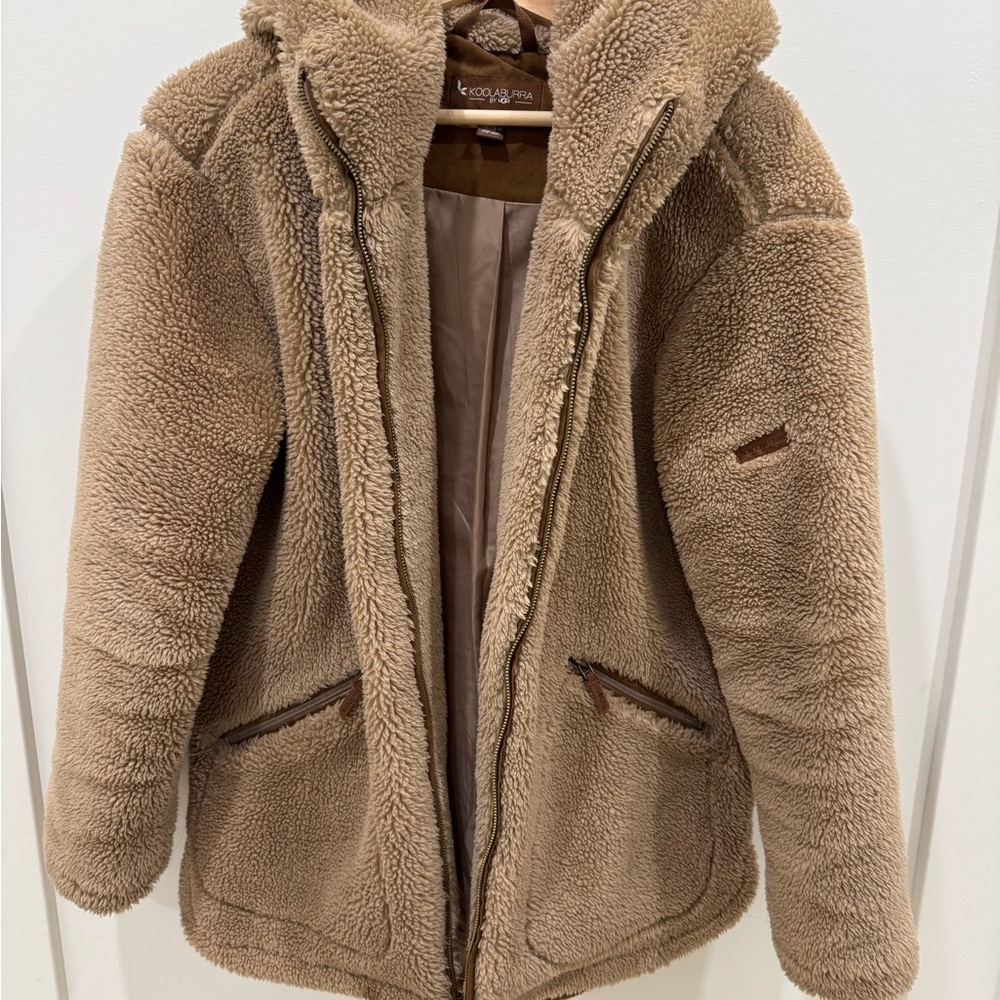 Koalaburra by UGG Cozy Tan Sherpa Jacket